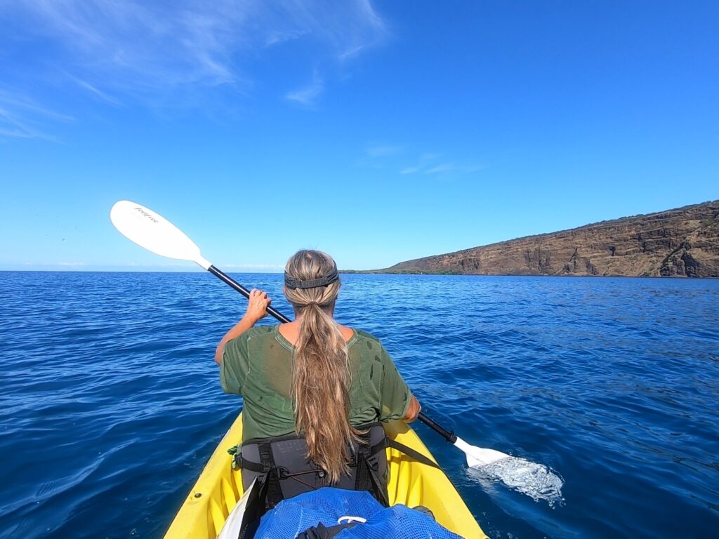 Kayaking and snorkeling on Kealakekua Bay