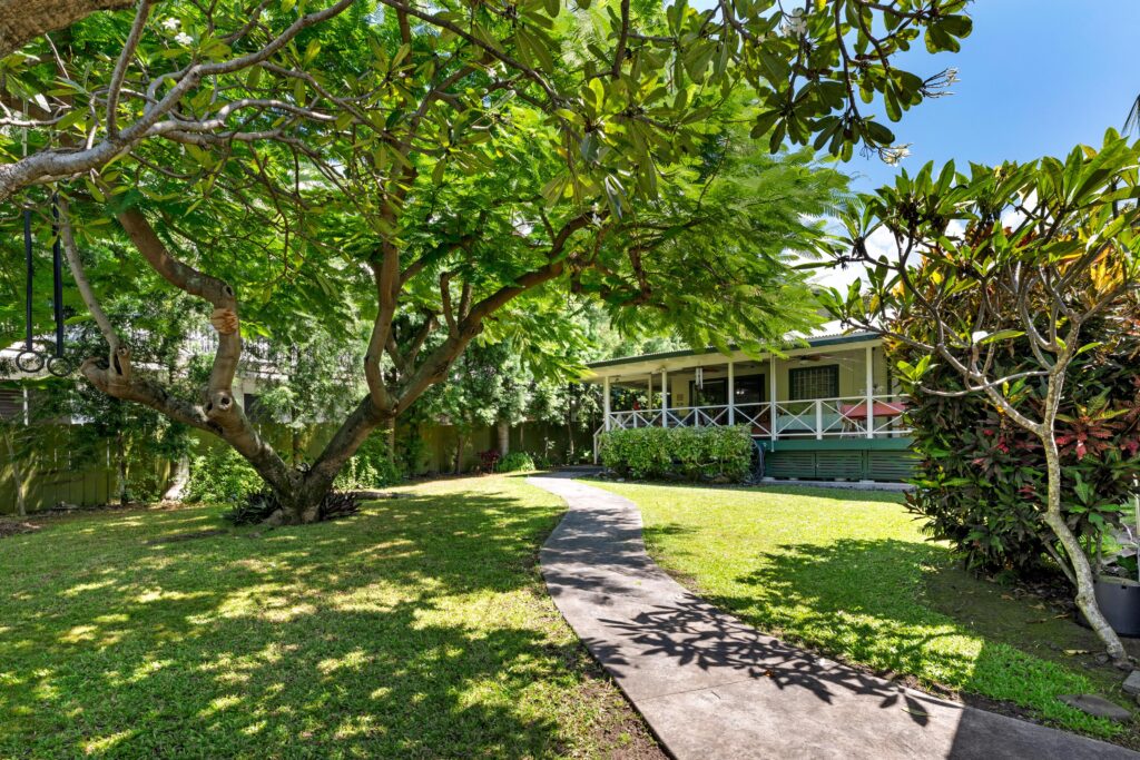 Keala Kai home and tropical front garden